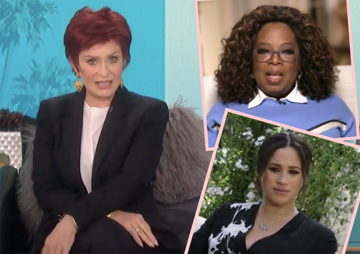 #Sharon Osbourne Says The Talk Incident Was CBS Punishing Her For Trashing Oprah’s Interview With Meghan Markle!