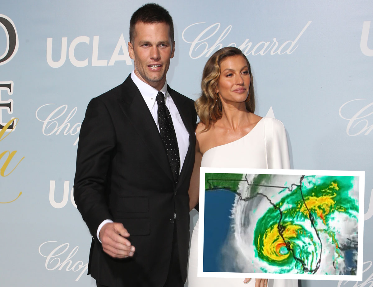 Tom Brady & Gisele Bündchen Forced To Reunite During Hurricane