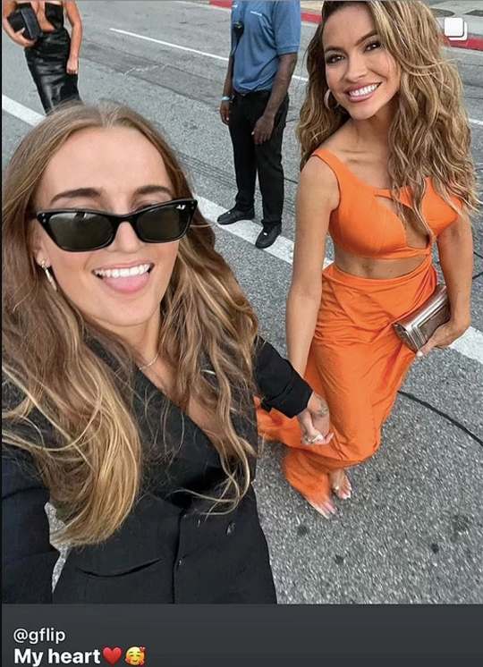 Chrishell Stause G Flip IG Story Holding Hands