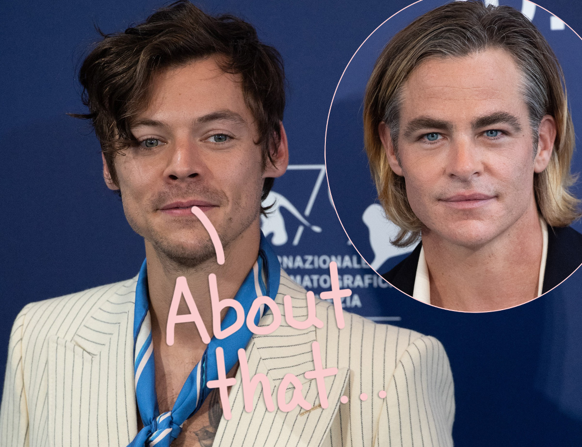 Harry Styles Jokes About Spitting On Chris Pine At Don't Worry