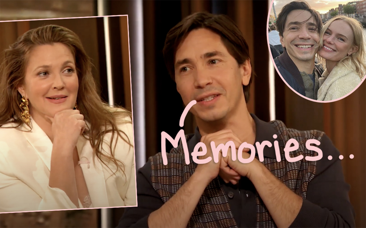 #Awkward Or Ex Goals?! Watch Drew Barrymore Talk To Former BF Justin Long About His New Love Kate Bosworth!