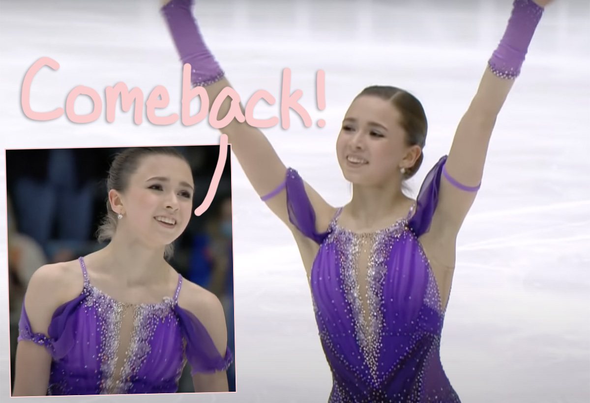 #Russian Figure Skater Kamila Valieva’s New Routine Is A Dramatic Commentary On Her Olympic Doping Scandal!!