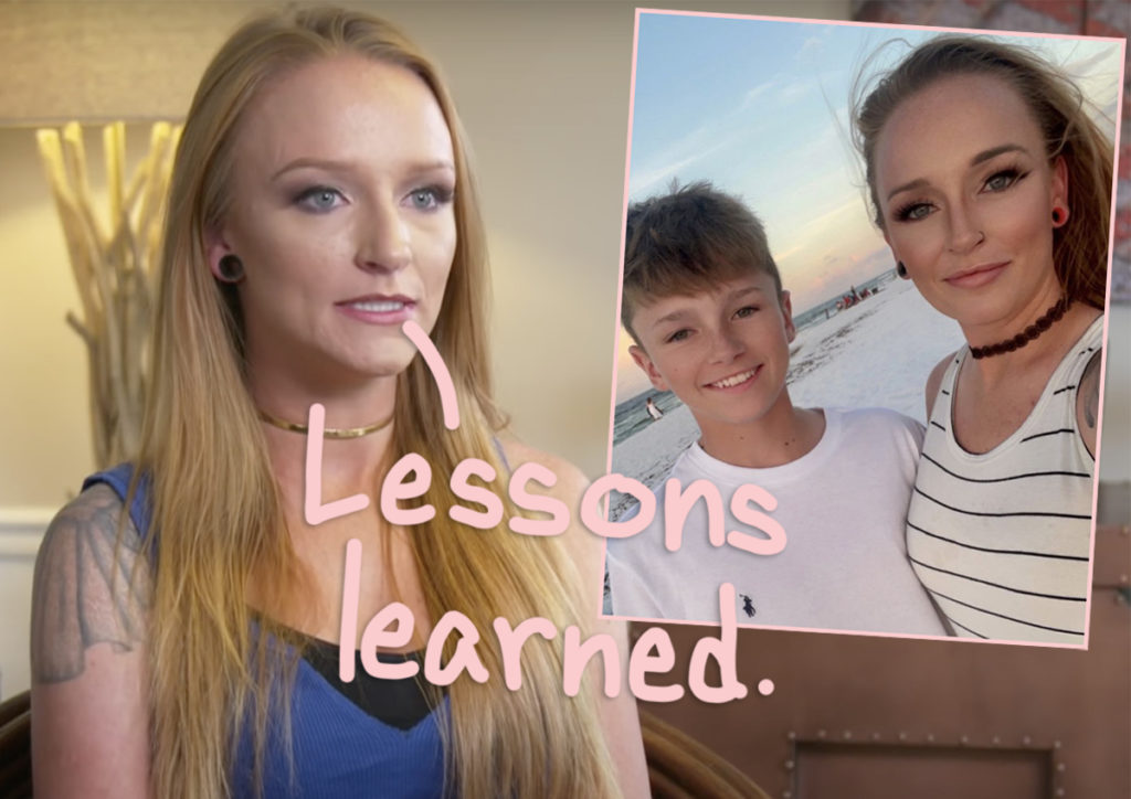 Maci Bookout Says Old Teen Mom Episodes Serve As Great Sex Ed For Her Teenage Son Ha Perez 6034