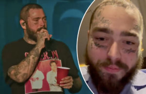 Post Malone Breaks His Silence Following Nasty Onstage Fall During St ...