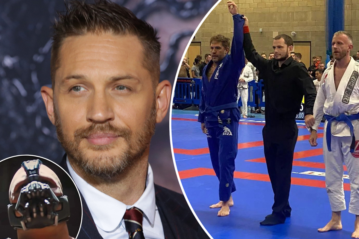 Tom Hardy wins first prize in 2022 Brazilian Jiu-Jitsu Open