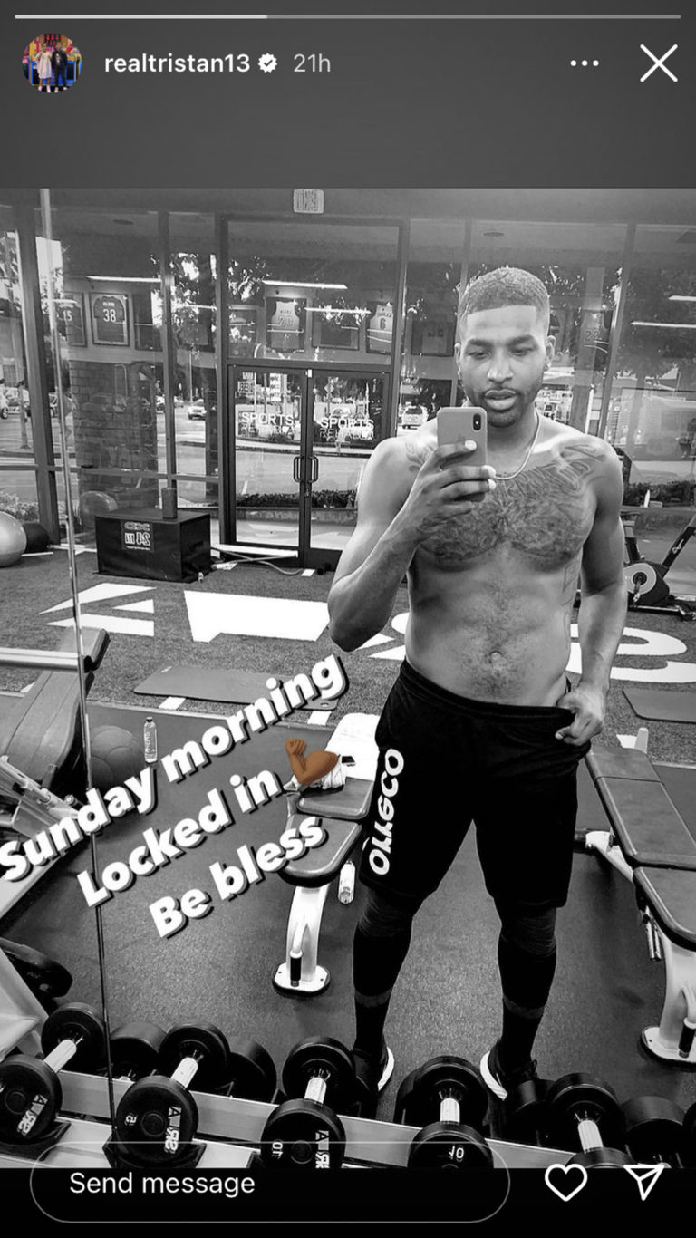 Tristan Thompson Shares His Own Thirst Trap Hours After Khloé ...