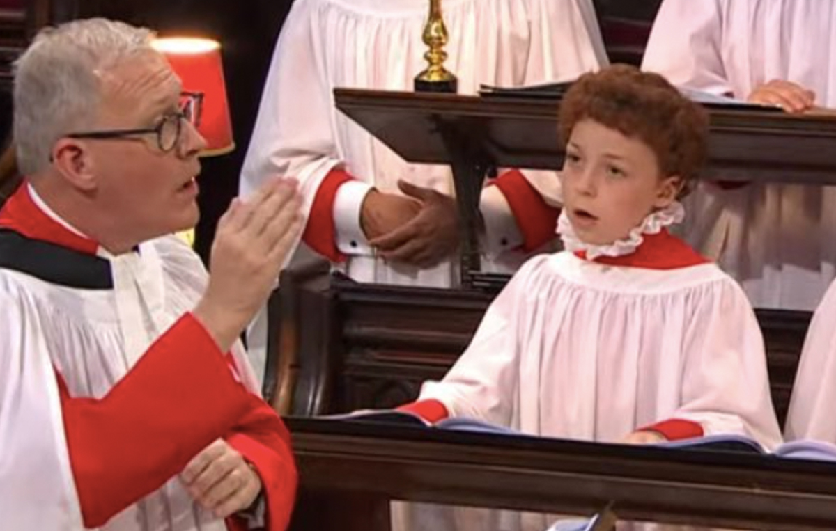 Westminster Abbey Red-Headed Choir Boy