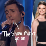 Adam Levine Performs For The First Time Since Cheating Scandal -- And Gets Support From Behati Prinsloo!