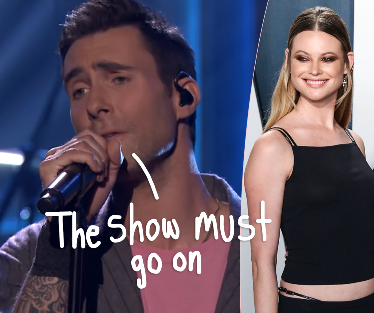 #Adam Levine Performs For The First Time Since Cheating Scandal — And Gets Support From Behati Prinsloo!