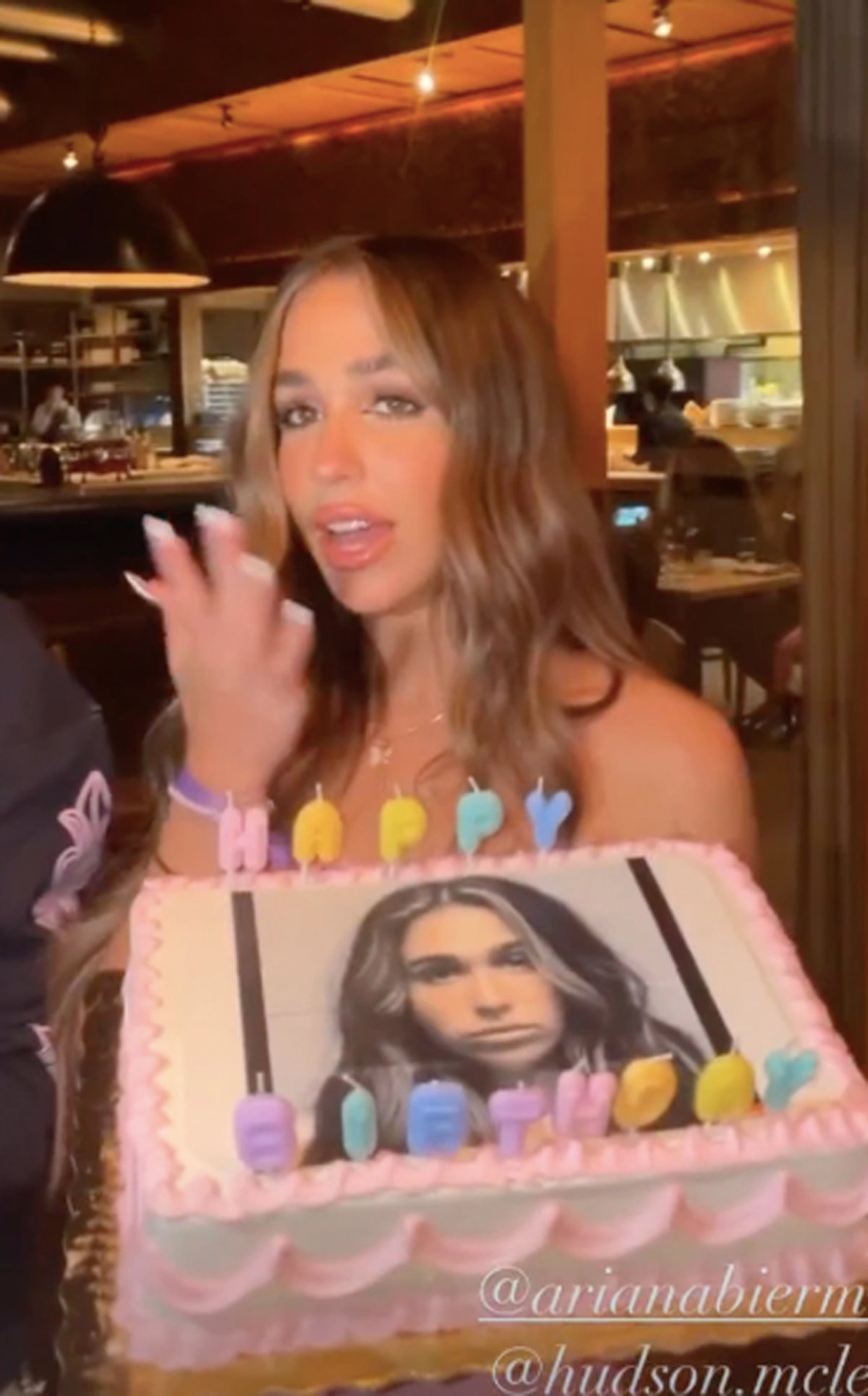 OMG! Ariana Biermann Celebrated Her 21st Birthday With A Cake Decorated With Her DUI Mugshot! 