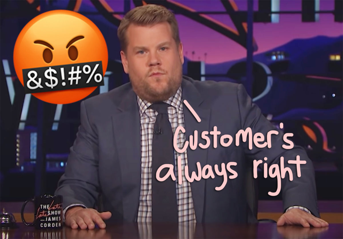 #OMFG!! James Corden BANNED From Famous Restaurant For Allegedly Mistreating Staff On MULTIPLE Occasions!
