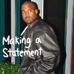 Uhhh, Kanye West Wore A 'White Lives Matter' Shirt At His Surprise Paris Fashion Week Show...