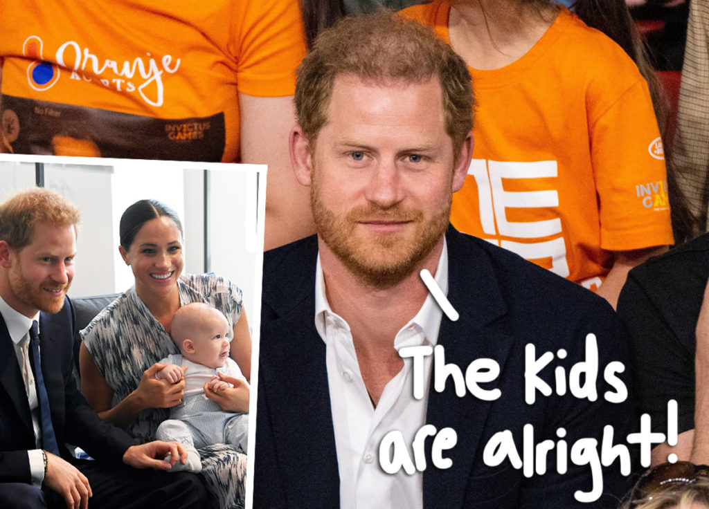 Prince Harry Gives Super Sweet Update On Archie & Lilibet In New Video!
