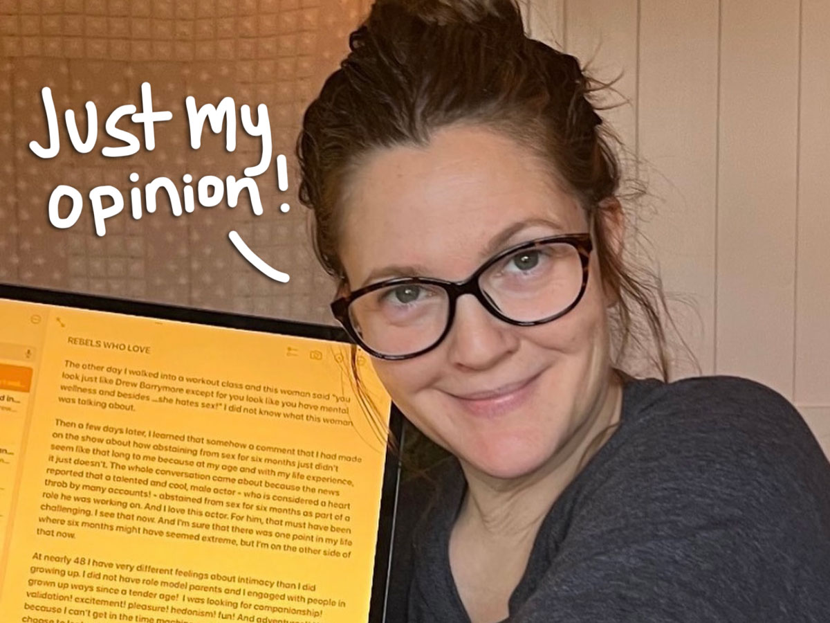 #Drew Barrymore Opens Up About Not Getting Busy With Anyone Following Her Divorce After A Random Woman Accuses Her Of Hating Sex!