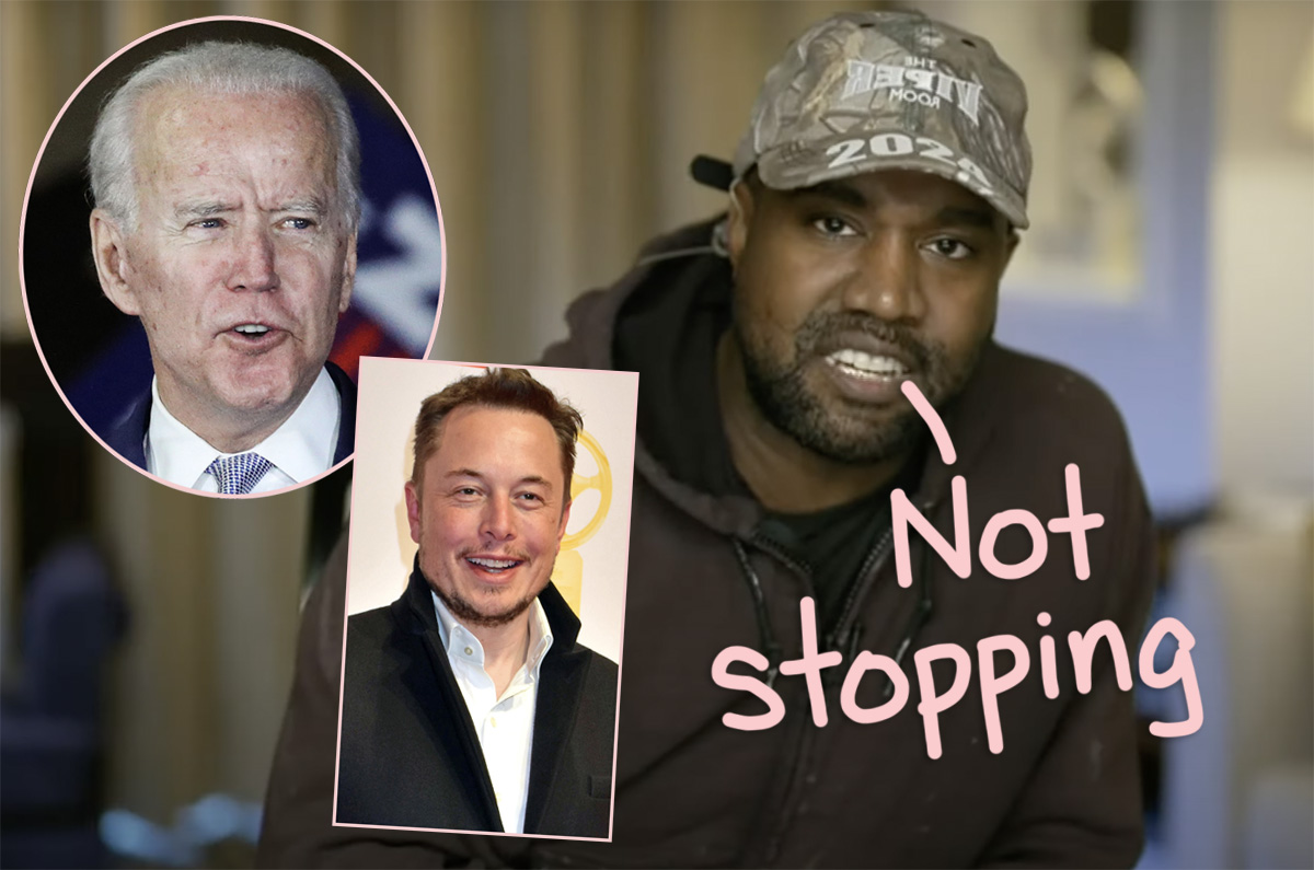 #Kanye West Calls Joe Biden The R-Word On Live TV While Caping For Elon Musk