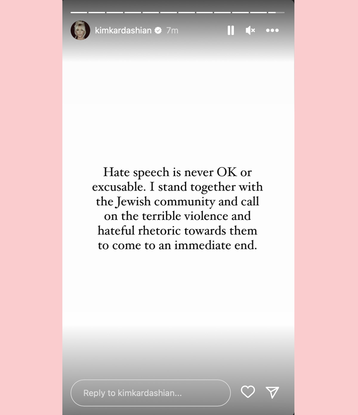 Kim Kardashian Speaks Out Against Hate Speech Amid Ex Kanye West's Anti-Semitic Behavior