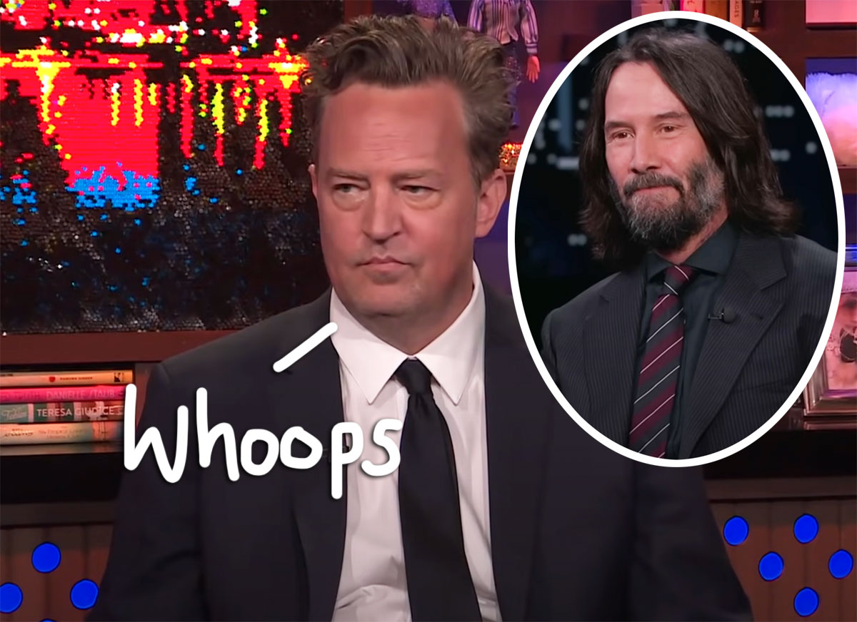 #Matthew Perry Apologizes To Keanu Reeves Over Wildly Harsh Memoir Comments!