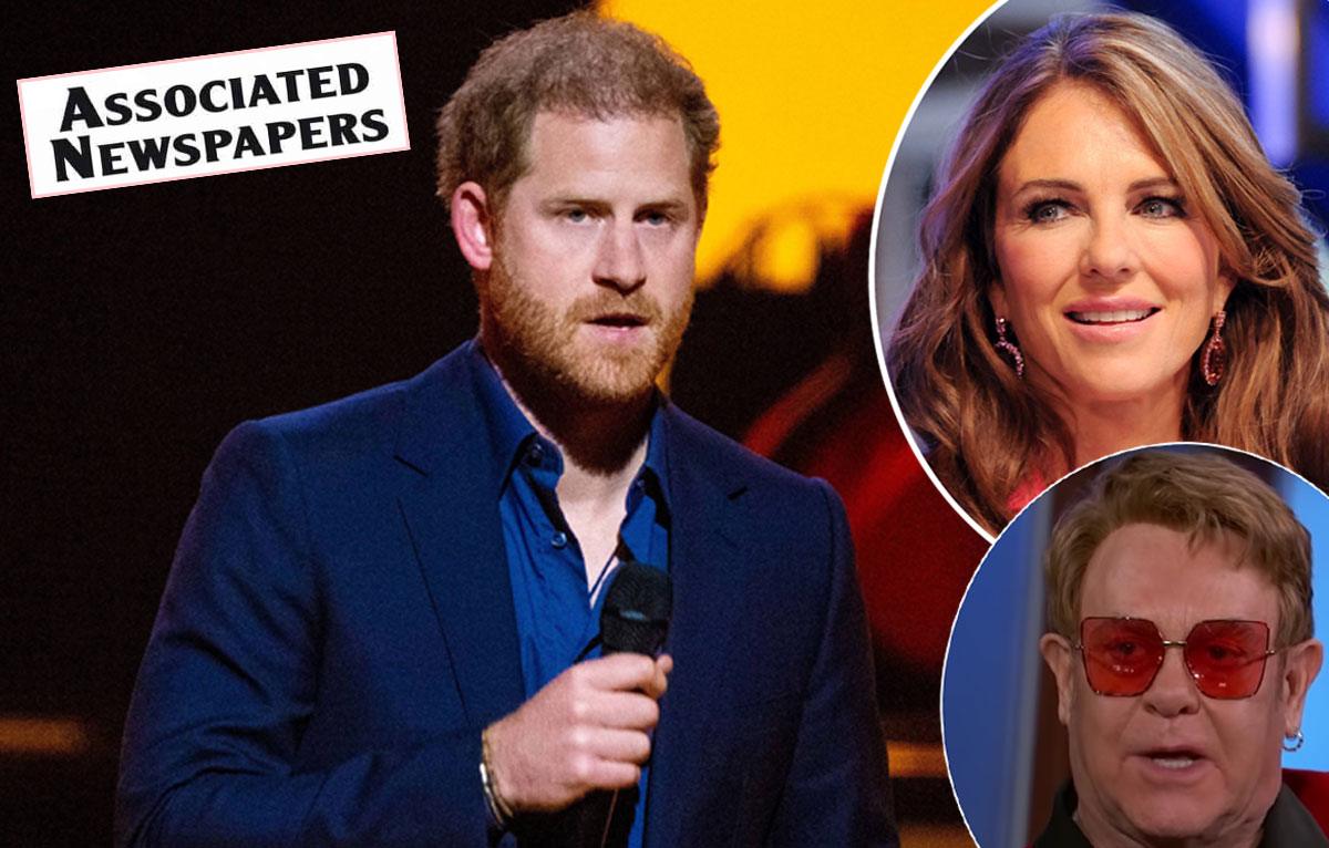 #Prince Harry Joins Elton John, Elizabeth Hurley, & Others In Lawsuit Against Publisher Associated Newspapers