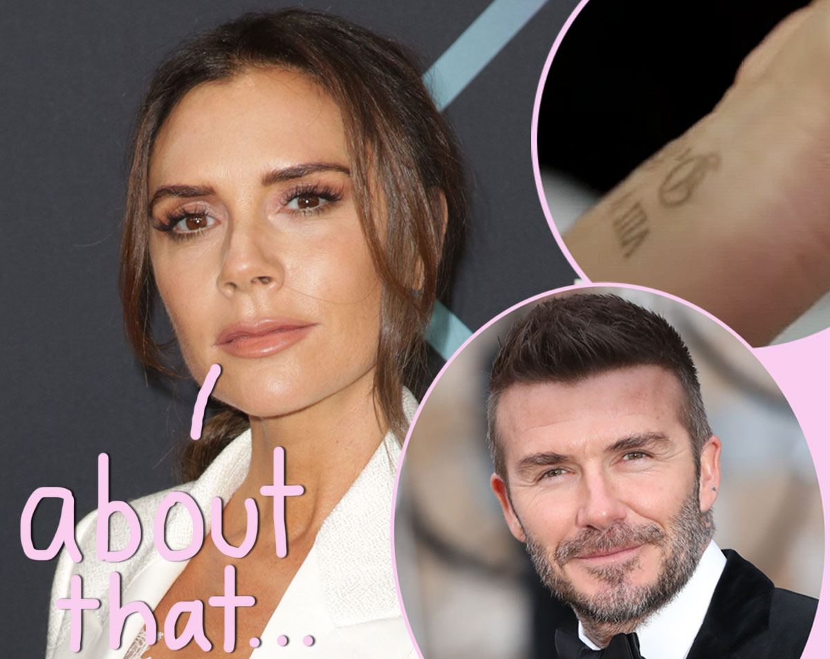 Victoria Beckham We Love To Watch You Leave But Hate To See Your Ink Go   Tattoo Ideas Artists and Models