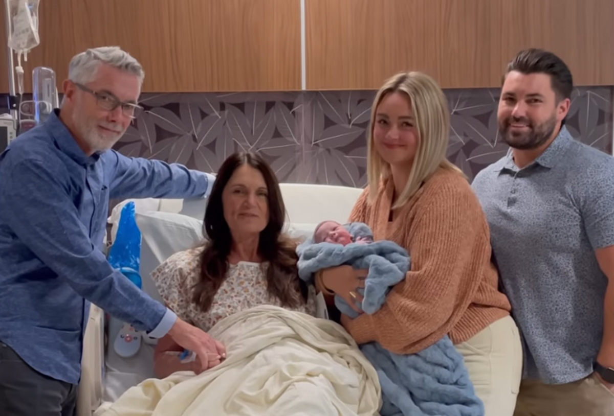 #56-Year-Old Mom Who Served As A Surrogate For Her Son & Daughter-In-Law Gave Birth!
