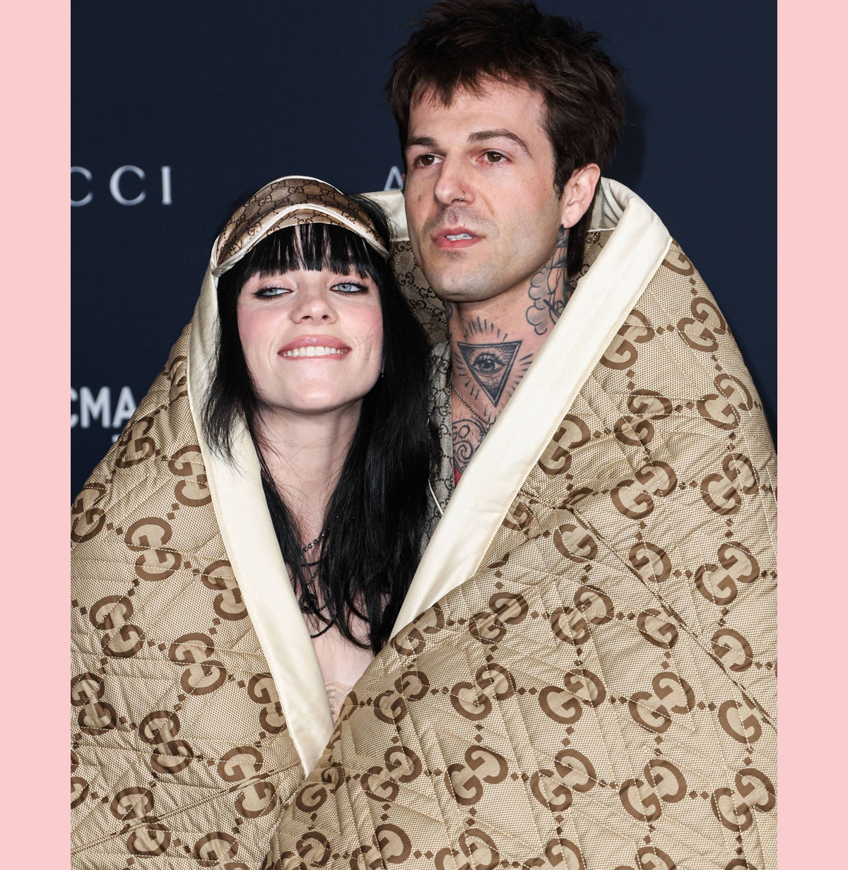 Billie Eilish and boyfriend Jesse Rutherford on red carpet