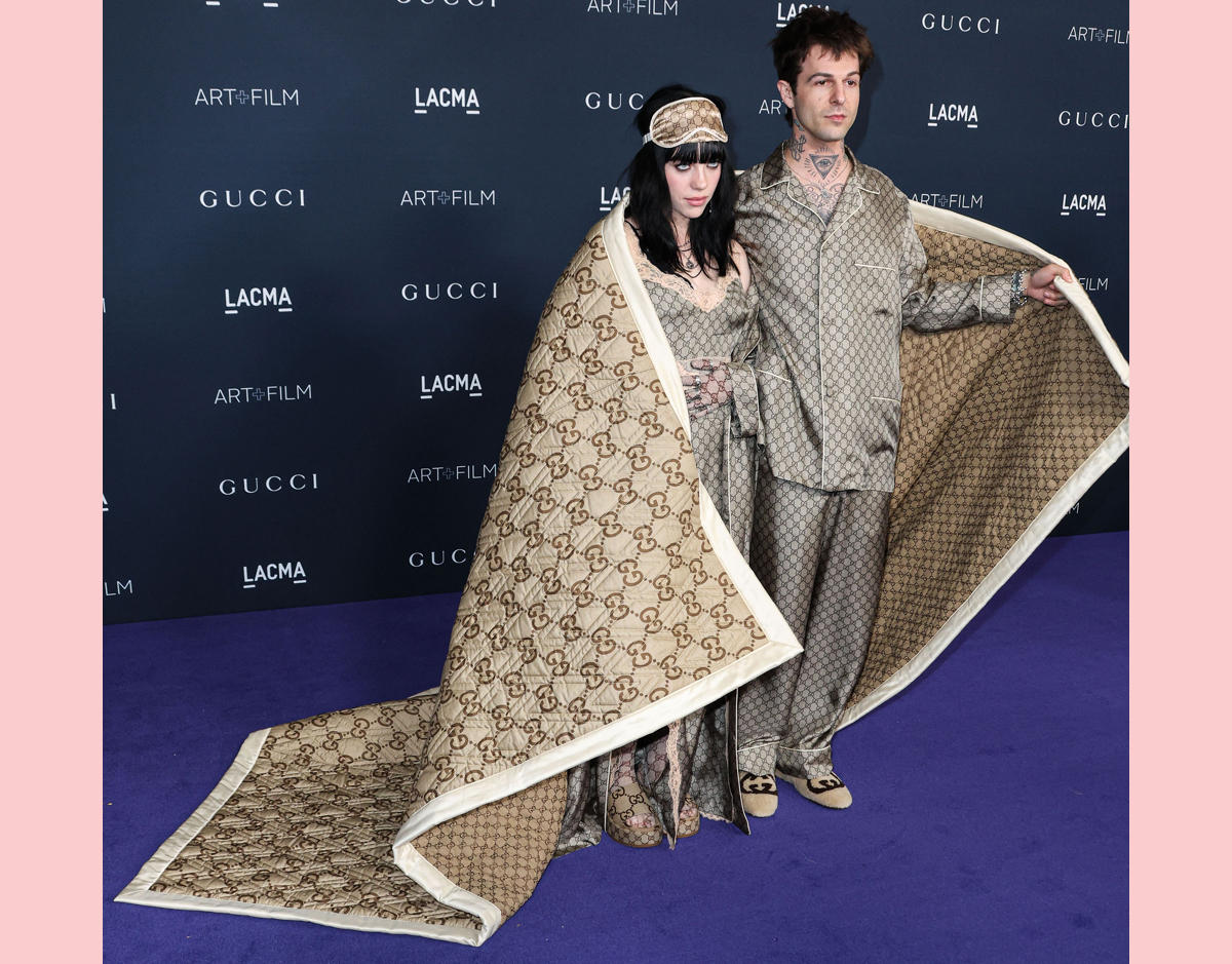 Billie Eilish and boyfriend Jesse Rutherford on red carpet