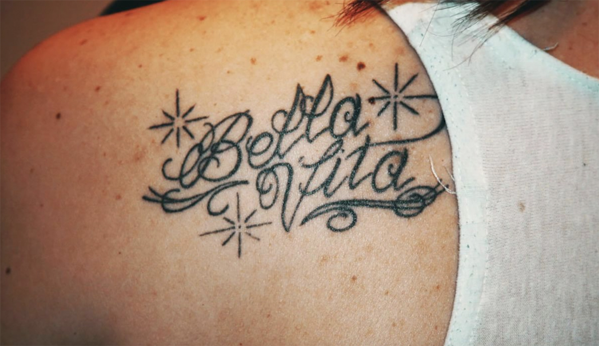 casey anthony bella vita tattoo