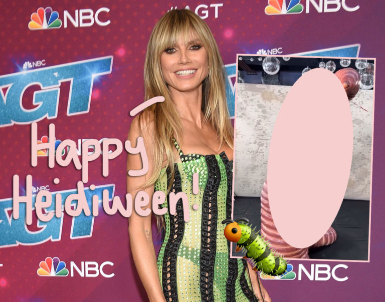 Heidi Klum's EPIC Halloween Costume Will Make You Squirm!! - Perez Hilton