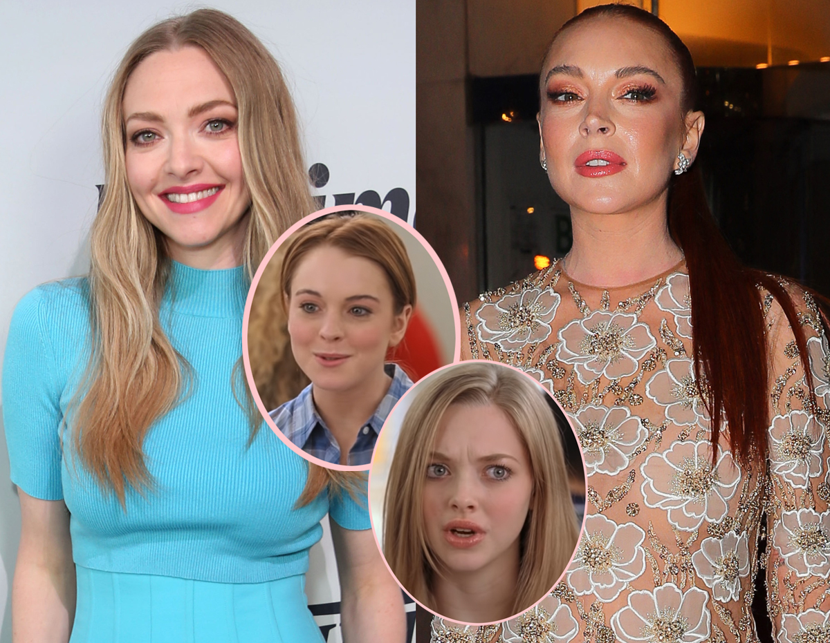 Lindsay Lohan & Amanda Seyfried Reunite To Reminisce Over Mean