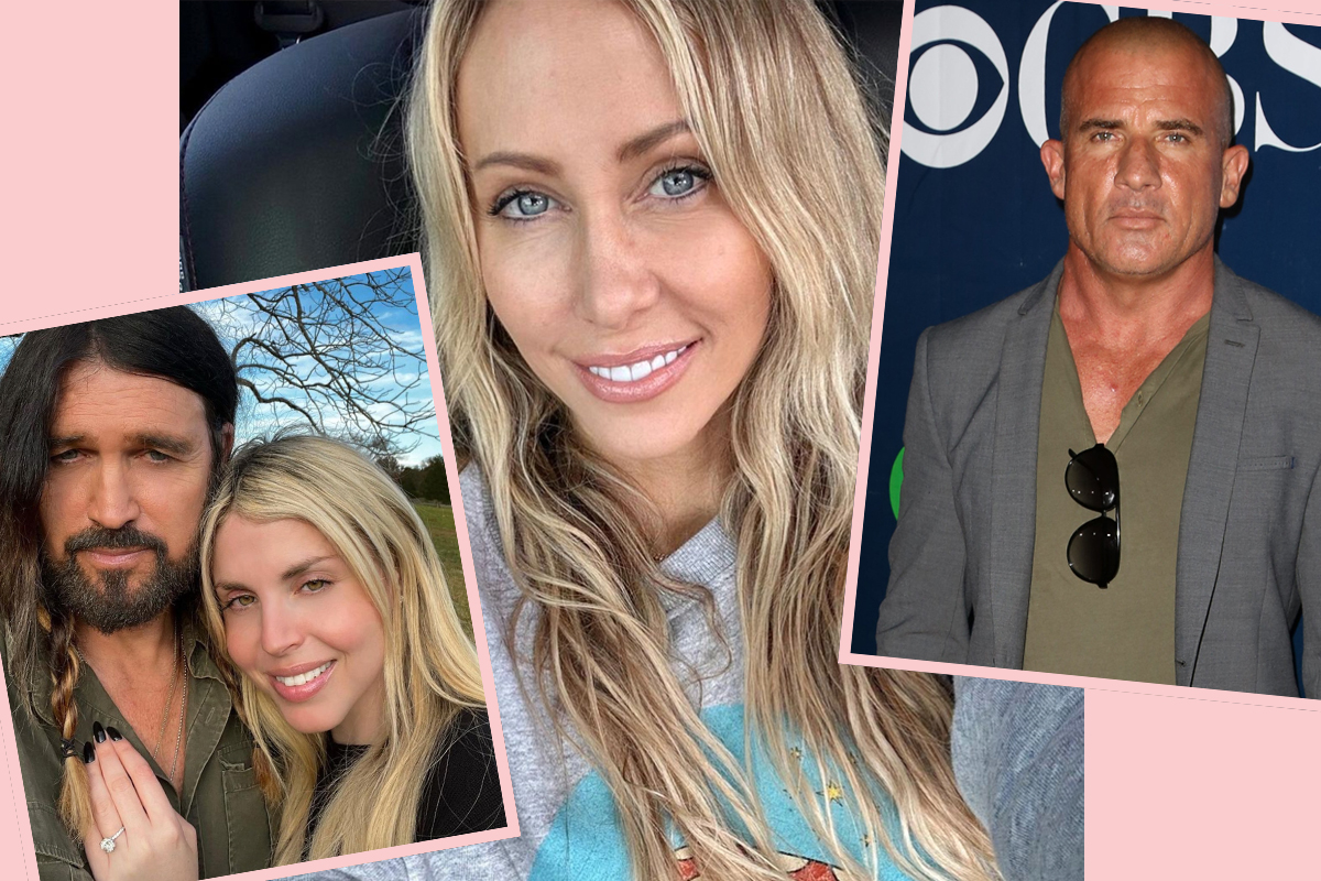 Tish Cyrus Shifting On With Hunky Actor Dominic Purcell After Billy Ray Cyrus' Sketchy Engagement Announcement