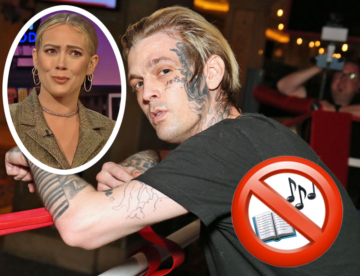 #Aaron Carter’s Rep Agrees With Hilary Duff — They’re Pissed About The Upcoming Book Too!