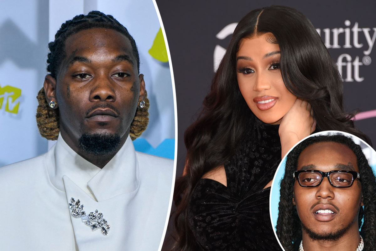 Cardi B Struggling To Make Offset 'Happy' Again After Takeoff's Tragic