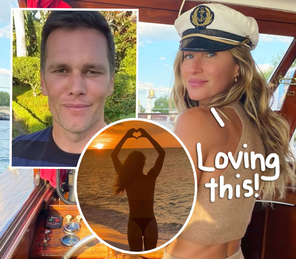 Gisele Bundchen & Tom Brady Take A Break From Boston At The Beach! - Perez  Hilton