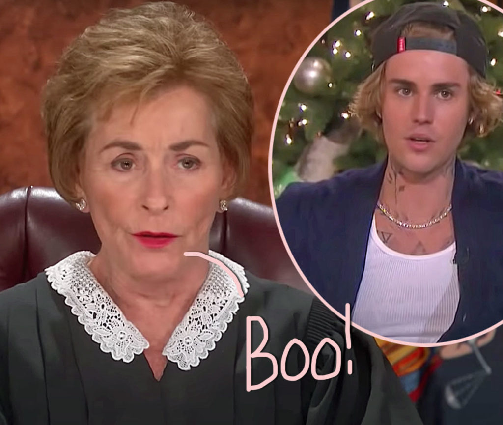 judge judy says justin bieber is scared to death of her
