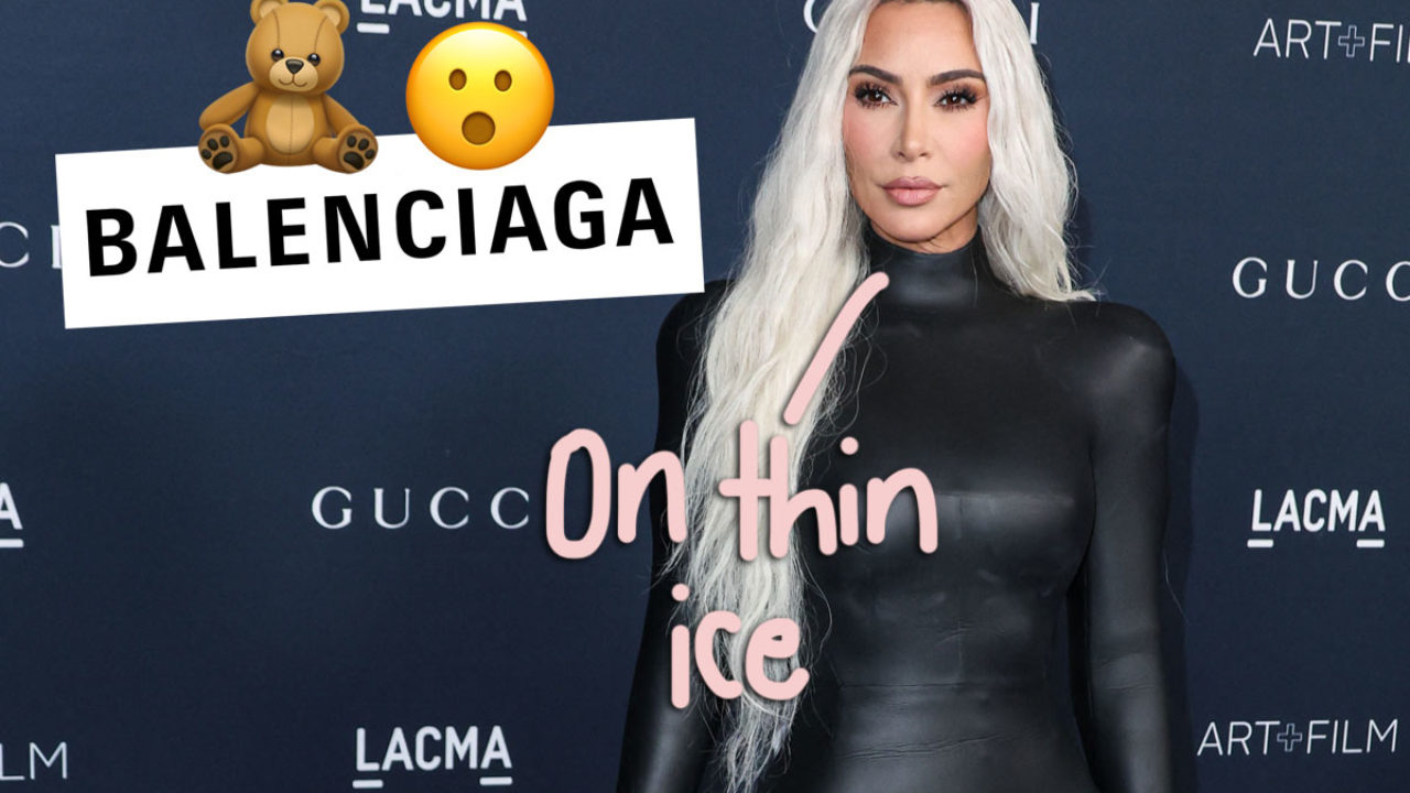 Kim Kardashian Calls Out Balenciaga For BDSM Teddy Bear Shoot