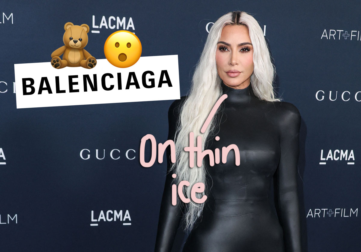 Kim Kardashian Calls Out Balenciaga For BDSM Teddy Bear Shoot