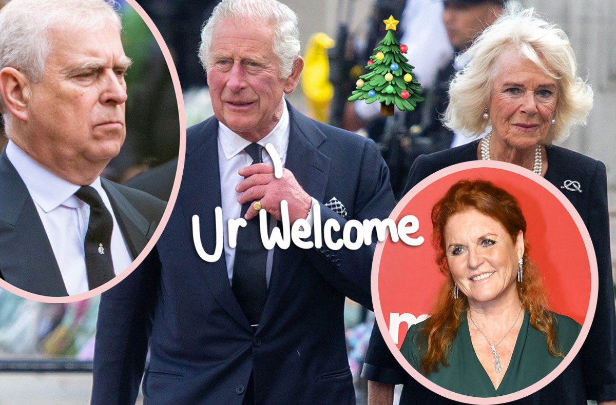 #King Charles Extends ‘Olive Branch’ To Disgraced Brother Andrew With First Christmas Invitation To Ex-Wife Sarah Ferguson In 30 Years!