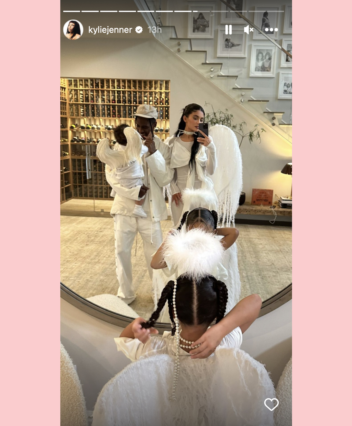 Kylie Jenner & Travis Scott Show United Front In Matching Halloween Costumes