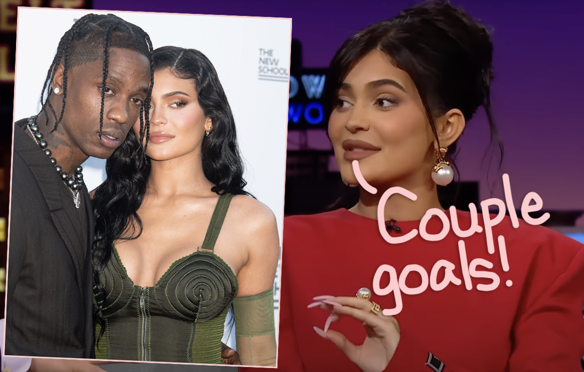 Kylie Jenner & Travis Scott Show United Front In Matching Halloween Costumes