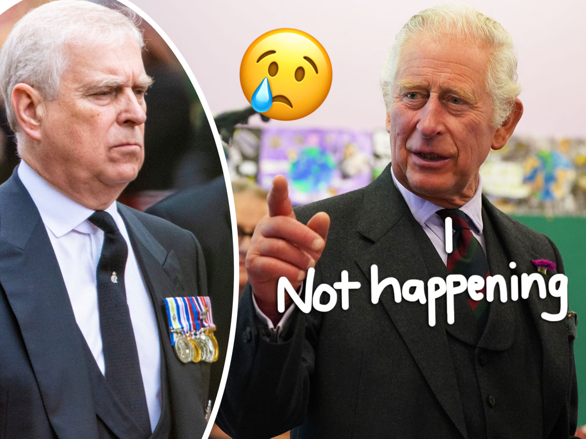 #Prince Andrew ‘Tearful’ & ‘Depressed’ After King Charles Insisted He’d NEVER Return To Royal Duties In ‘Fraught’ Private Meeting!