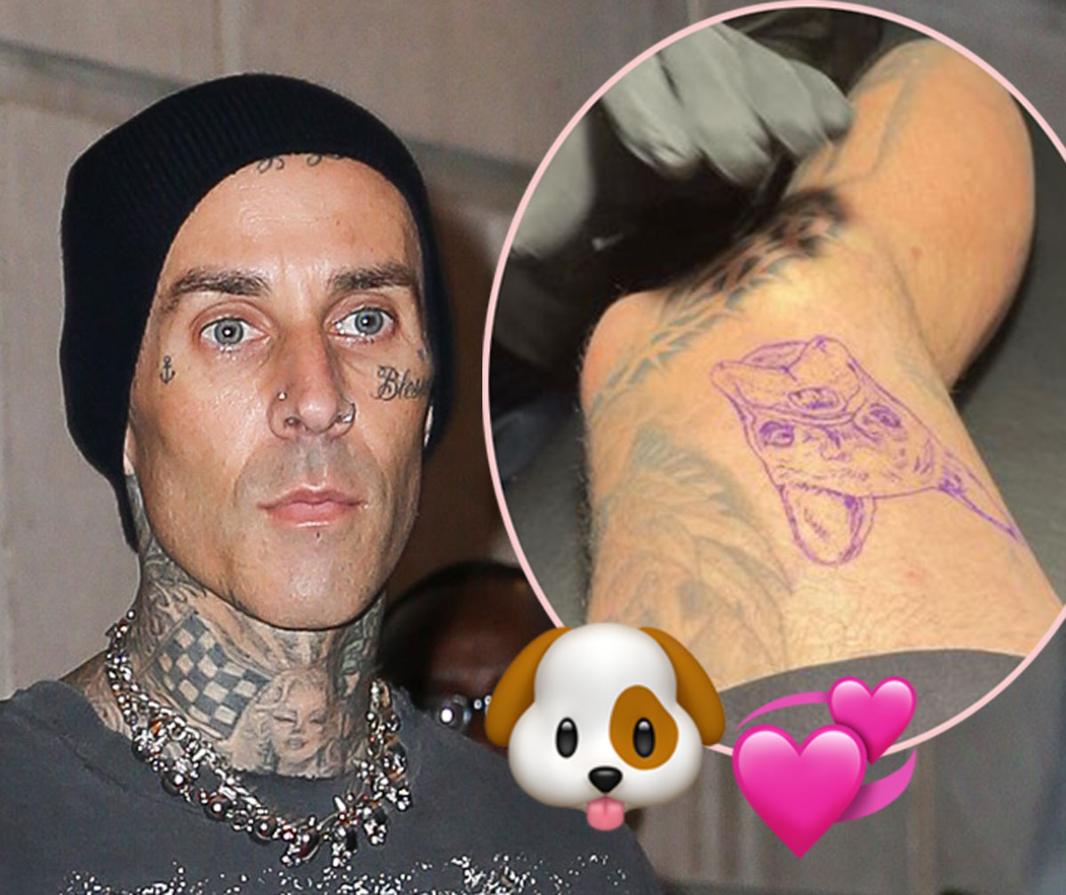 #Travis Barker’s Sweet Tattoo Tribute To Late Dog Blue
