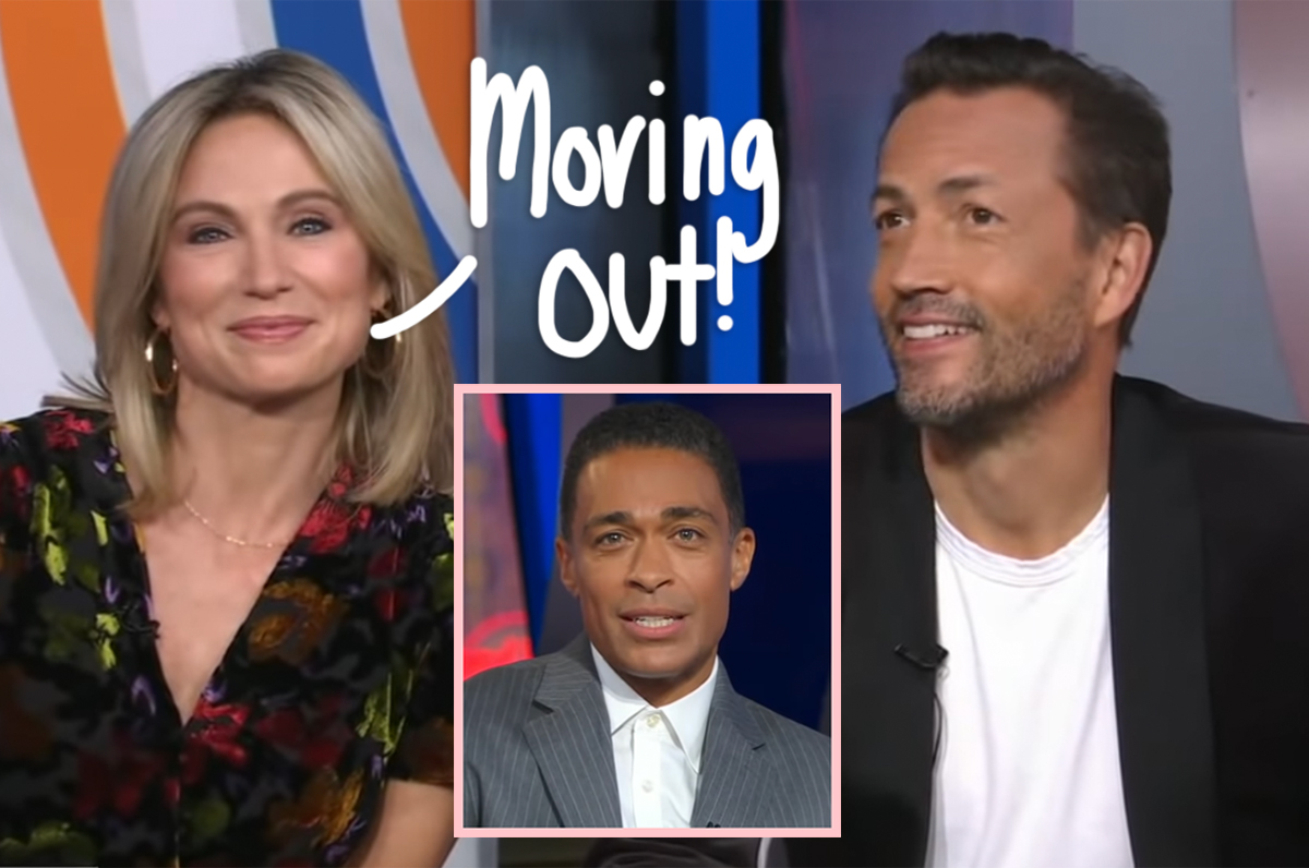 Amy Robach Moves Out Of Her Marital Home In NYC Just Days After T.J. Holmes Affair Is Revealed! – Perez Hilton
