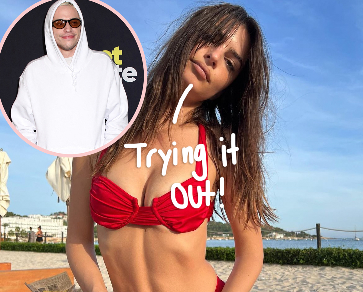 #Emily Ratajkowski Joins Dating App After Pete Davidson Is Spotted Out With Co-Star — And She Already Snagged Her First Match??