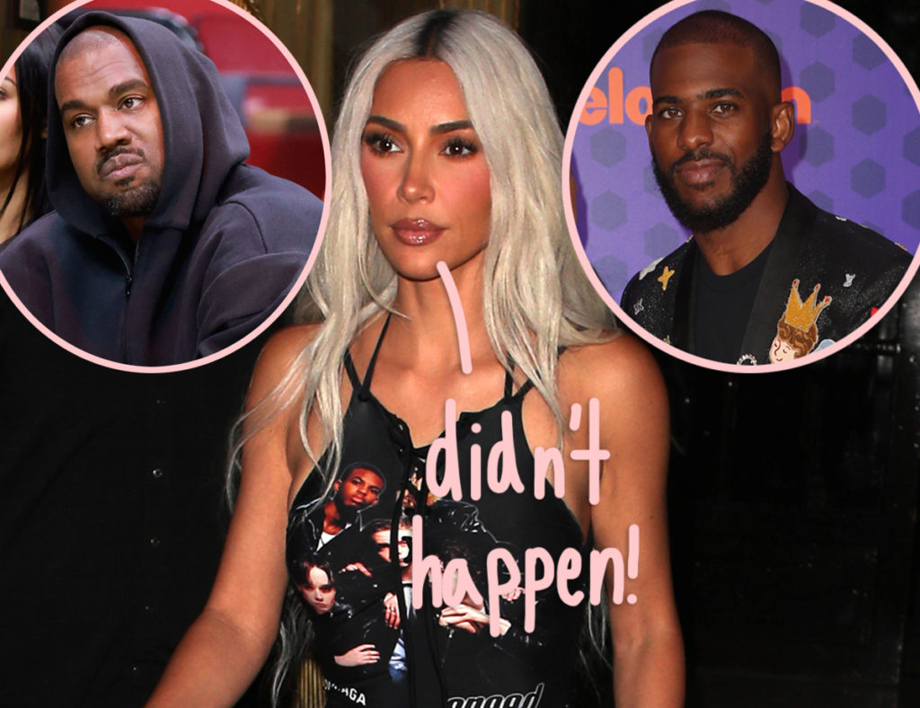 Kim Kardashian didn't cheat on Kanye West with Chris Paul