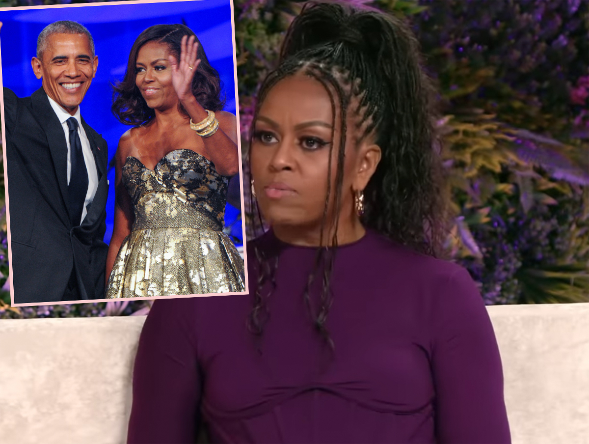 #Michelle Obama Said There Was A Whole Decade Where She ‘Couldn’t Stand’ Barack!