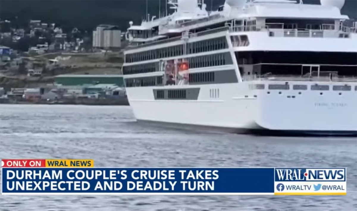 cruise ship windows smashed