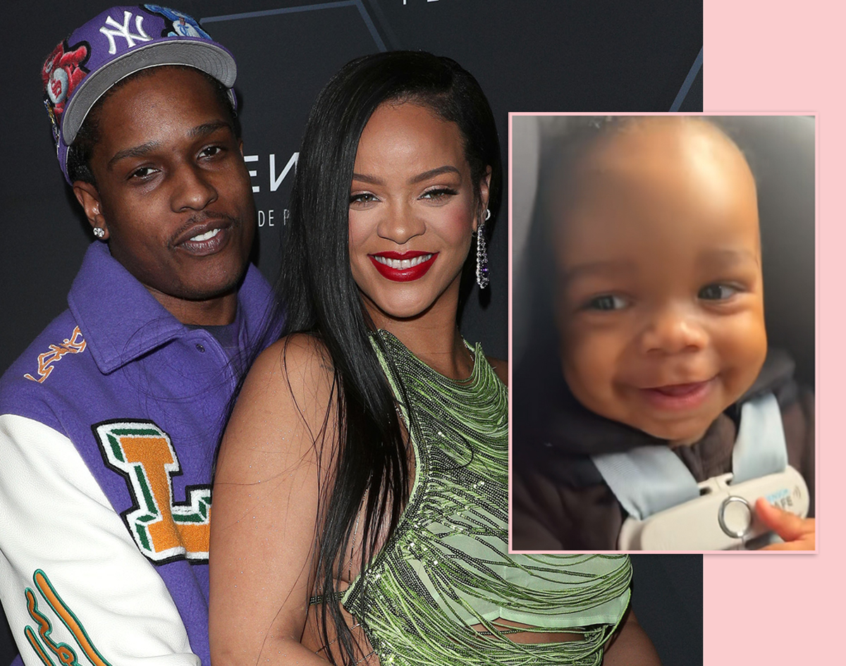 #Rihanna Shares First Look At Her & A$AP Rocky’s Son In Adorable TikTok Video — WATCH!