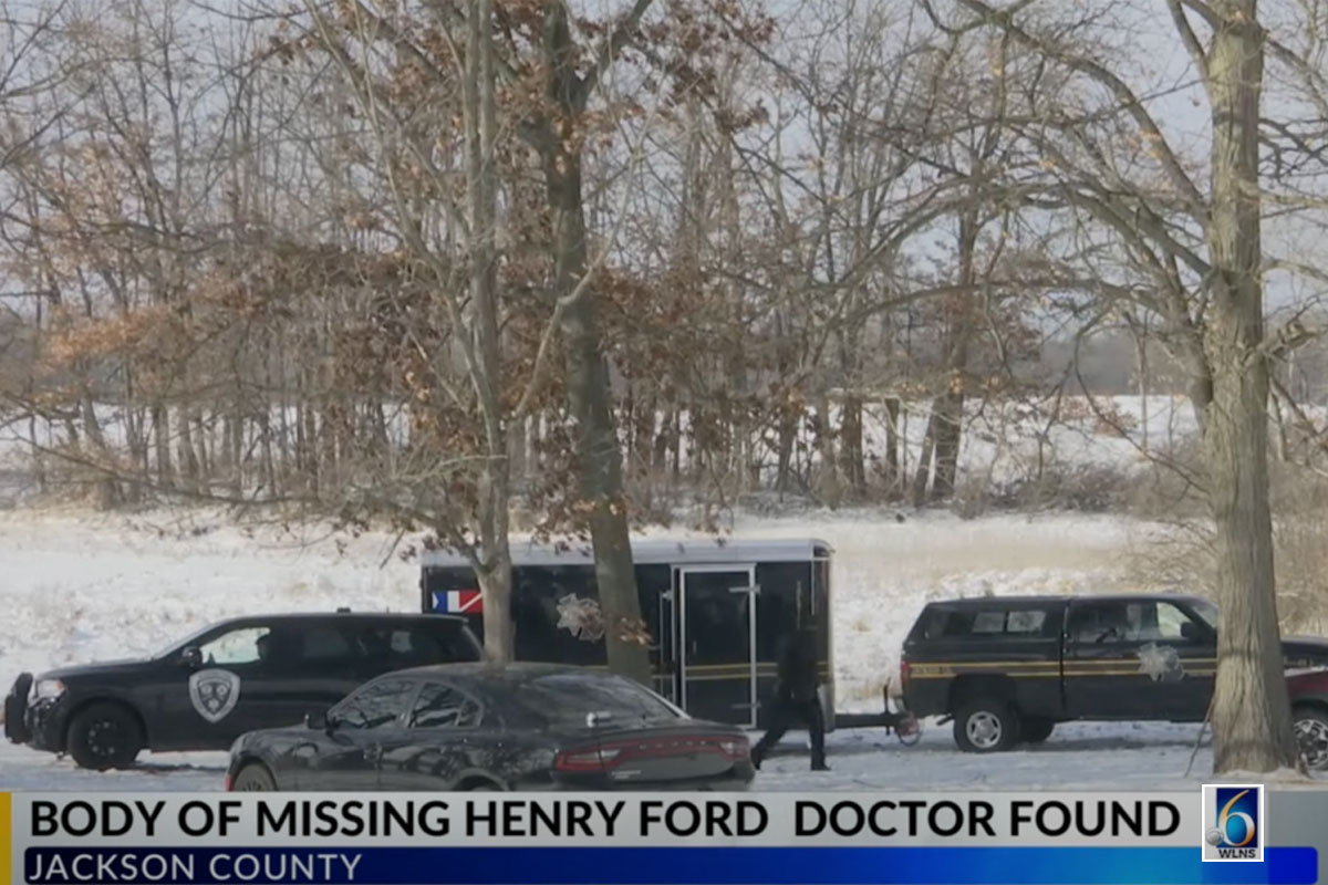 #Missing Michigan Doctor Found Dead After 5 Days In Frozen Pond Near His Property