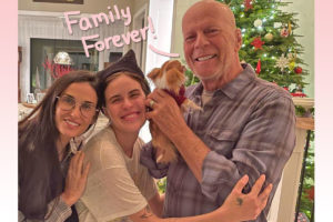 Demi Moore Shares Rare Pic With Ex Bruce Willis & Blended Family
