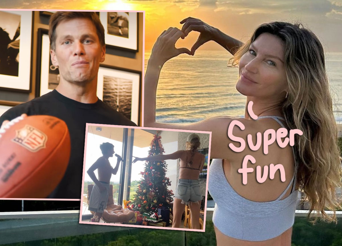 #Gisele Bündchen Shares Pics Of VERY Merry Christmas Without Tom Brady!